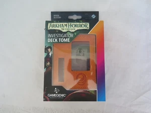 GameGenic Arkham Horror Card Game Orange Investigator Deck Tome -Factory Sealed - Picture 1 of 11