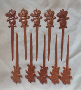 TIKI TIME! VINTAGE TRADER VIC'S ~ MENEHUNES ~ SWIZZLE STIR STICKS ~ LOT 10 - Picture 1 of 2