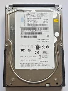 146.8 GB IBM 40K1024 MAW3147NC 10K RPM Ultra 320 SCSI 80pin 8MB 3.5 " Hard Drive - Picture 1 of 1