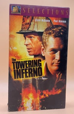 The Towering Inferno VHS 1974, 1999 Paul Newman Steve McQueen *Buy 2 Get 1 Free* - Image 1 of 3