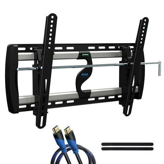 Pyle Universal Flat Screen TV Wall Mount 26-52in 110lbs Max Weight - Black - Image 1 of 4