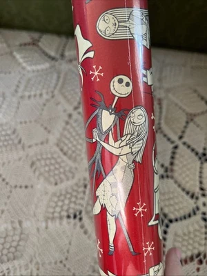 Nightmare Before Christmas Gift Wrapping Paper 70sq (3.33ft x 7 yd) SEALED ROLL - Image 1 of 4