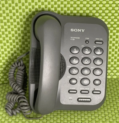 Teléfono residencial con cable Sony IT-B9 con altavoz Foto 1 de 4