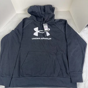 Women’s Under Armour Loose hooded black sweatshirt size XXL - Picture 1 of 8