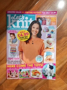 Let's Knit, #5, May 2025,Teddy Bear's Picnic,Toys,Cat Crew, Cowl,50+ Patterns - Picture 1 of 8