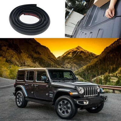 Tira de sellado de flujo de techo rígido impermeable a prueba de polvo para Jeep Wrangler JK JL JLU Foto 1 de 4