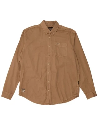 Camisa NAPAPIJRI Para Hombres Geographic Calce Regular 2XL Beige CN06 Foto 1 de 4