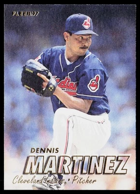 1997 Fleer #81 Dennis Martinez Cleveland Indians - Image 1 of 2