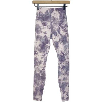 Pantalón Lululemon Align 28" *Teñido Diamante en Rosa Bliss Grafito Púrpura Talla 4 Foto 1 de 4