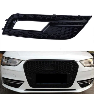 Fits Audi A4 B8 2013-16 Bumper Fog Light Cover Insert Grille Bezel Right Side - Foto 1 di 6