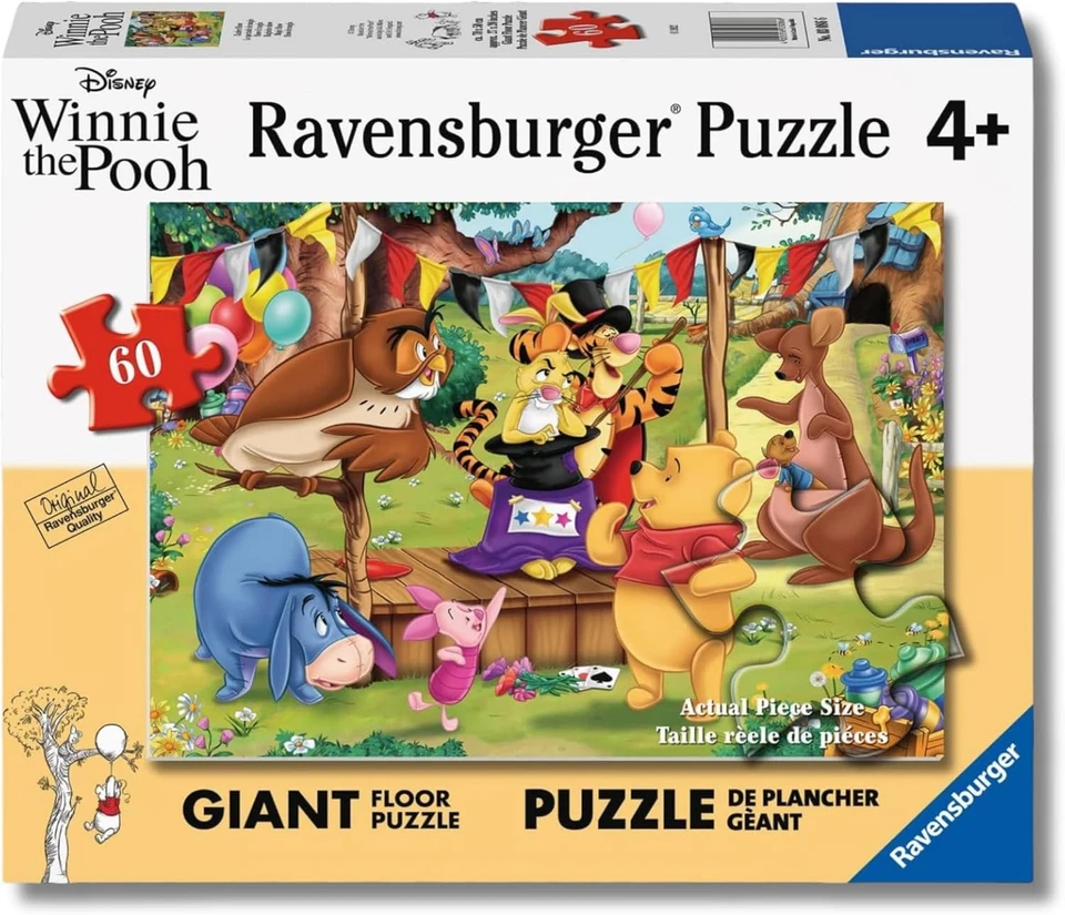 Ravensburger Puzzle Giant 60 pz- Winnie the Pooh 03086 - Immagine 1 di 1