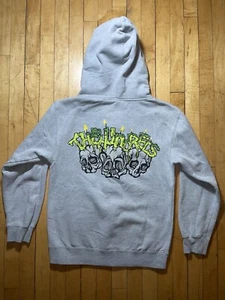 The Hundreds Zip Up Hoodie Melted Candles On Skulls - Small - Picture 1 of 10