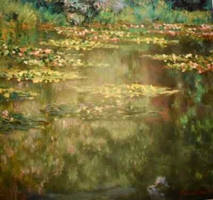 Claude Monet 1914 iconic Water Lilies in large poster print Unframed - Picture 1 of 4