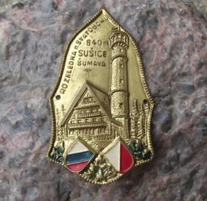 Sumava Susice 840m Aussichtsturm Klettern Wandern Gehstock Stocknagel  - Bild 1 von 2