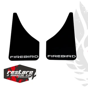 Premium Plastic Imprinted Custom Mudflaps Pontiac 'Firebird' - 2ct - Picture 1 of 4
