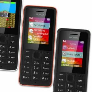 Brand New Nokia 106 Unlocked Mobile Phone Various Colour Unlocked Sim Free