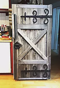 Envoltura de nevera para puerta de granero, calcomanía para refrigerador, cubierta adhesiva. Laminado duradero - Imagen 1 de 17