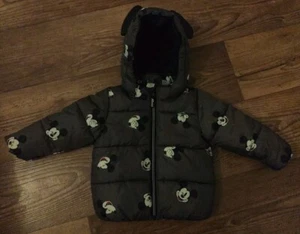 Kinderjacke, Baby, Gr.86, Mickey Mouse Ohren,Grau - Bild 1 von 6