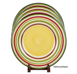 RARE!  Set of 2 Dinner Plates, MINT UNUSED! Rafeal Rooster, Tabletops Unlimited - Picture 1 of 3