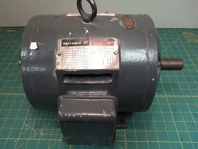 Reliance 7-1/2 HP 3485 RPM Electric Motor 208-230/460VAC 3PH Fr 184 1-1/8" Shaft - Image 1 of 4