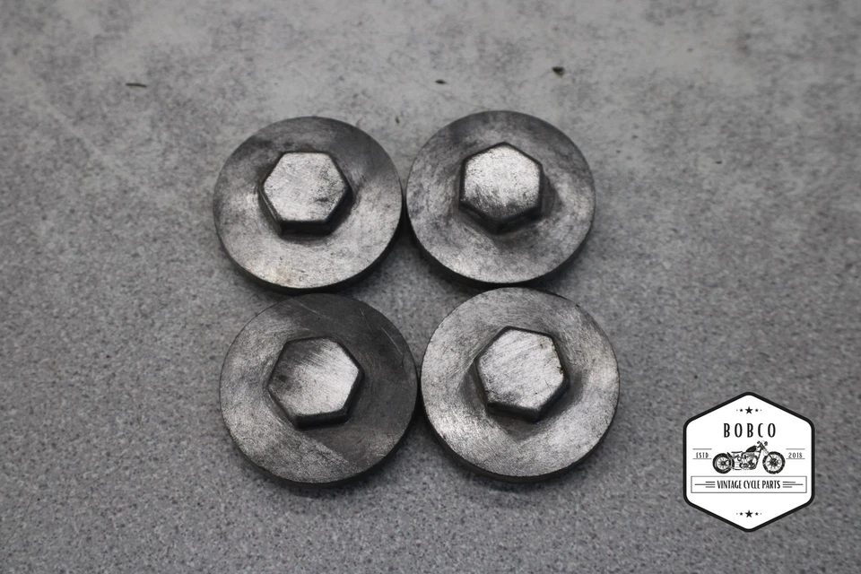 1973 Honda CB350G VALVE TAPPET ADJUSTER INSPECTION CAPS CB350 W5-3120.SR - Image 1 of 4