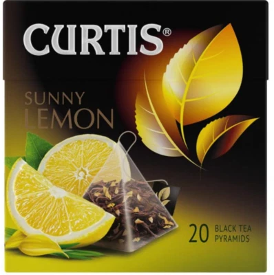 Curtis schwarzer  Tee SUNNY LEMON 20x1,8g - Bild 1 von 3