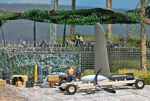 Busch 9632 Atelier sur le terrain en plein air sur les avions Trace H0 - Imagen 1 de 1