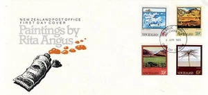 NZ 1983 Rita Angus Pain First Day Cover, 24c, 30c, 35c & 45c matching stamps (C) - Picture 1 of 3