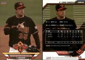 Boof Bonser 2006 Choice Rochester Red Wings #05 RC Card FREE SHIP *AutographDen* - Picture 1 of 1