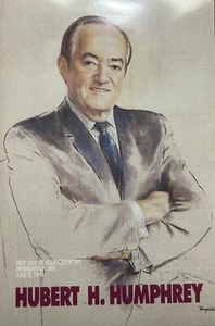 1991 Hubert H. Humphrey Stamp First Day Ceremony Program Sc# 2189 (9 AUTOGRAPHS) - Picture 1 of 7