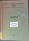 Leasing. Heft 74; Institut "Finanzen und Steuern" e.V ; Markt 14. Institut Finan