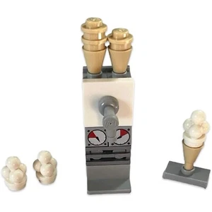 LEGO ICE Cream Whippy Machine - Parlour with Cones & Scoops MOC - Picture 1 of 8