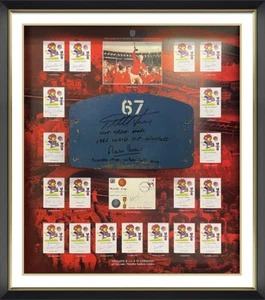 1966 England World Cup Team Signed Wembley Seat Bobby Moore Alf Ramsey PROOF COA - Picture 1 of 6