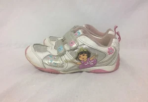 Girls (infant & Toddler) size 11 sticky strap Dora the Explorer athletic shoes - Picture 1 of 1