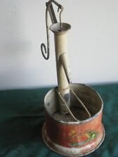 ANTIQUE CHILDS TOY WATER PUMP ORIG PAINT & FOLK ART DECORATION signed GERMANY