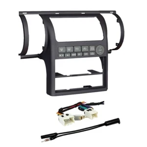 99-7604B Kit de tablero de instalación de radio DIN simple y doble estéreo para automóvil y cables para G35 - Imagen 1 de 5