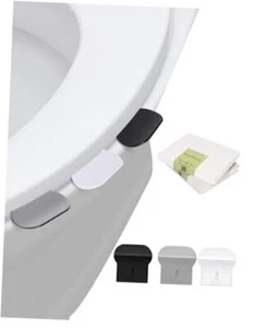 Toilet Seat Lifter Tab Toilet Lid Lifter, Toilet Seat Handle Lift 6 White/Black - Picture 1 of 7