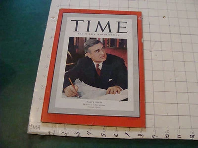 original vintage TIME MAGAZINE: Navy's EDISON cover -- february 20, 1939 - Image 1 of 4
