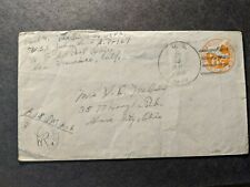USS JOHN LAND AP-167 Naval Cover 1945 Censored WWII Sailor's Mail