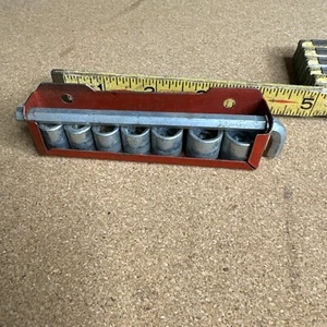 Vintage Japan Allen Miniature Socket Set 1/4”- 7/16” red Portable Kit USA - Picture 1 of 7