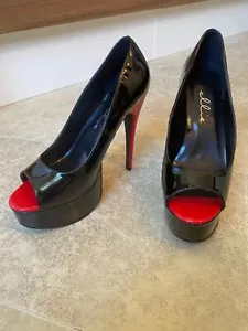 Extreme High Heel Peep Toe Plateau Pumps von ELLIE - Bild 1 von 23