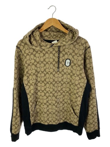 Felpa con cappuccio Coach cotone BEG modello totale 89747 usata