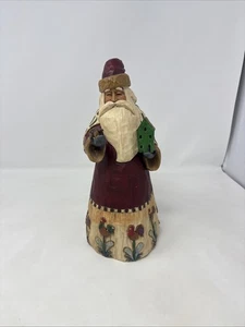 Heartwood Creek Jim Shore 10" Santa Feeding Bird Birdhouse Christmas 2002 - Picture 1 of 7
