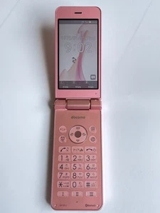SHARP AQUOS Keitai SH-01J Android Flip Phone Pink Unlocked From Japan - Photo 1 sur 20