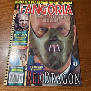 VTG 2002 Fangoria Magazine: Hannibal Lecter Red Dragon / The Ring Remake - Picture 1 of 7