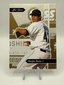 2006 Just Minors - Just Rookies Sergio Perez #JR-40 Just Gold - Glossy 1/1 - Picture 1 of 3