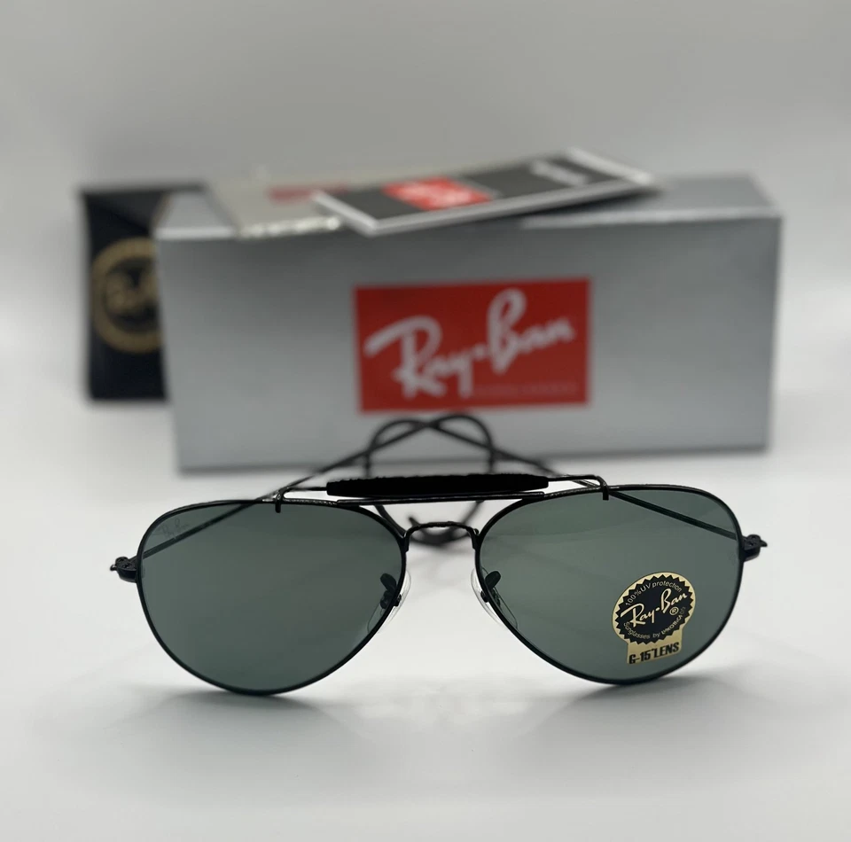 Ray-Ban RB3030 Outdoorsman L9500 58•14 160 Green G-15 Lens  58mm Sunglasses - Image 1 of 4