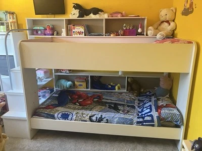 Bunk Bed with Storage Shelves And Stairs - Image 1 of 4