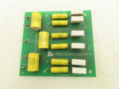 Liebert 02-810026-00 Rectifier Snubber Circuit Board PCB Card Module Rev 02 - Image 1 of 4