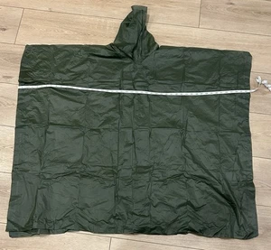 Boy Scouts of America BSA Scouting Green Rain Poncho Jacket Coat Hoodie Hoody - Picture 1 of 3